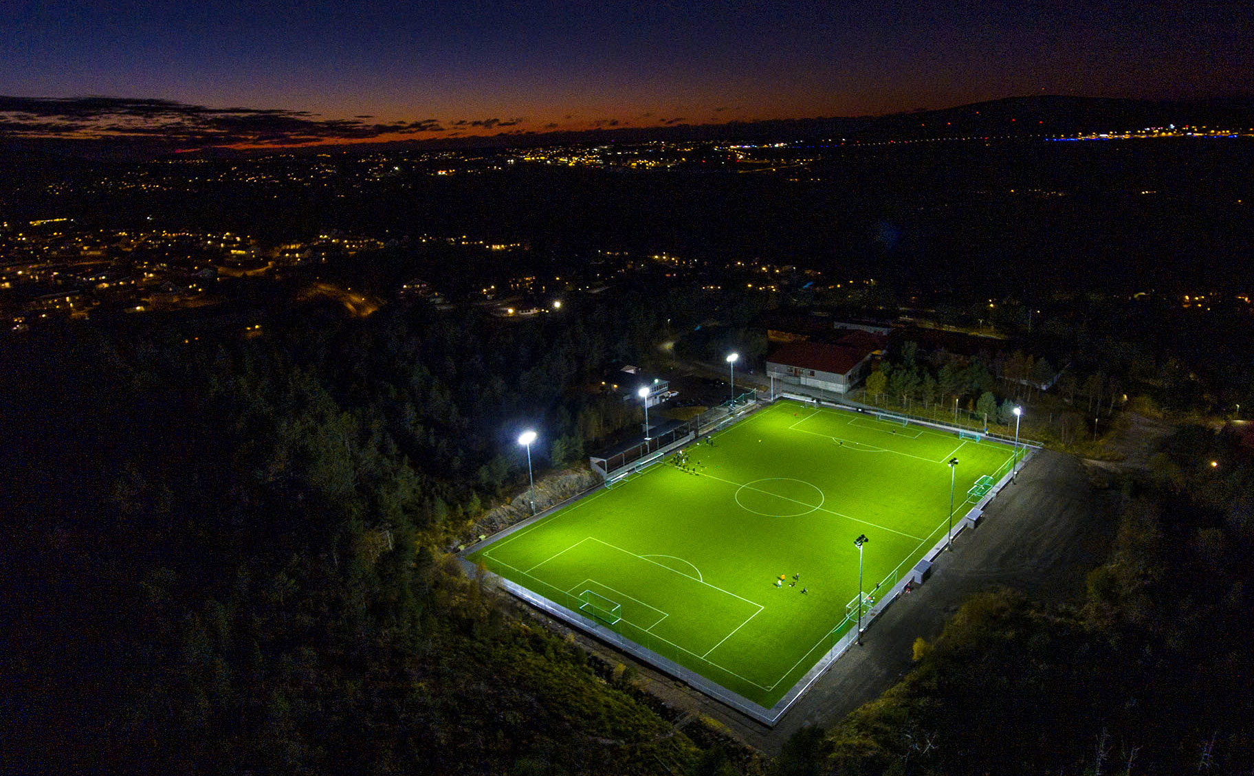 Svevende video av Omsundet