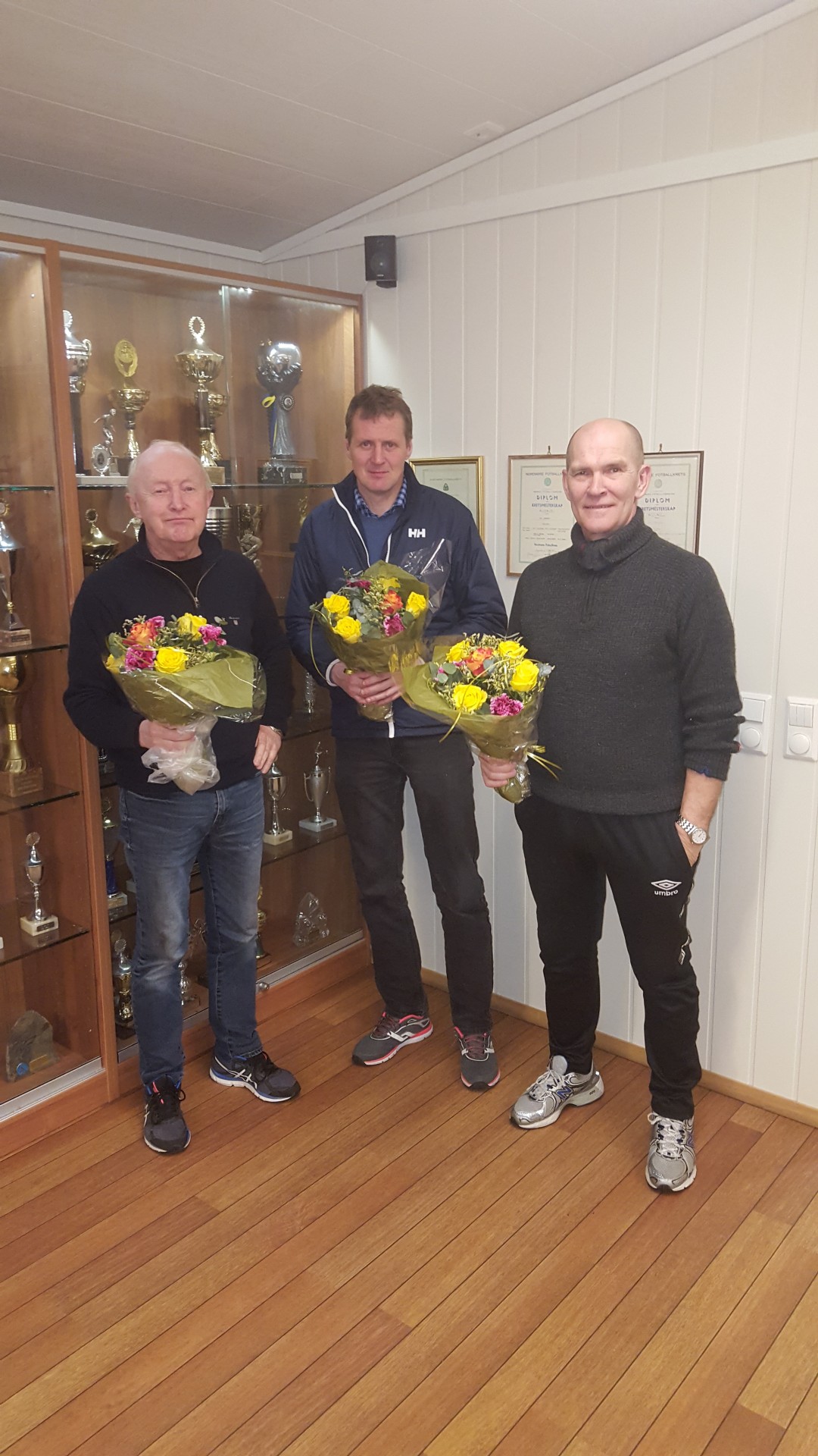 Heder og ære til tre veteraner