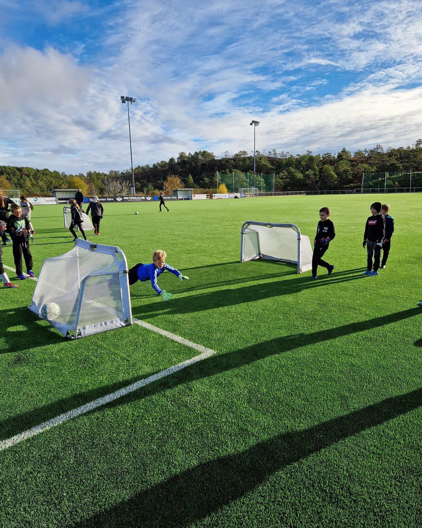 Alle keepere på banen
